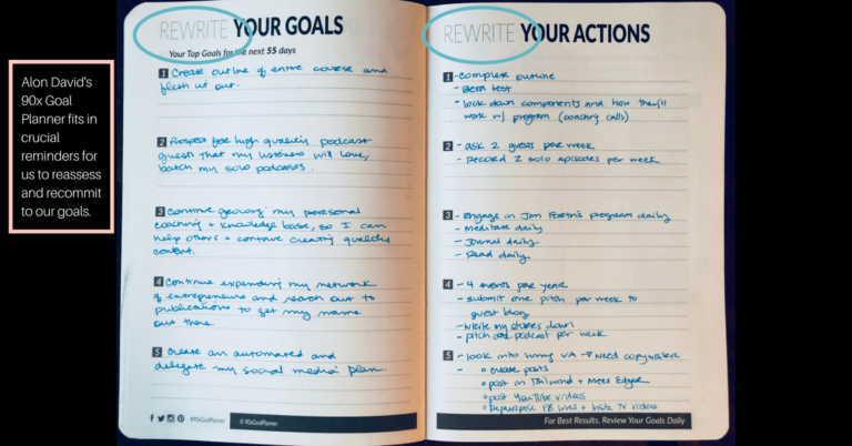 90x Goal Planner Review: How to Navigate Fear Surrounding Big Goals