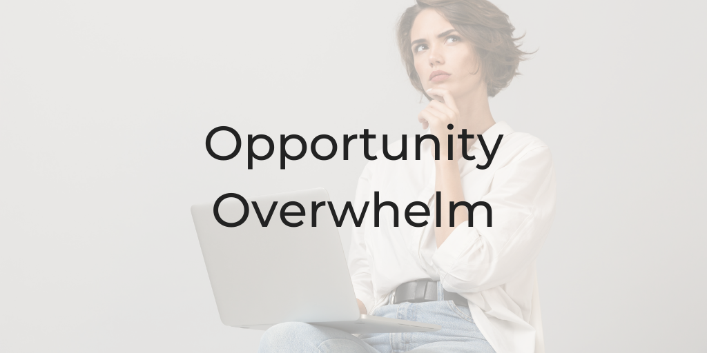 Opportunity Overwhelm, Leaving the Law, Be a Better Lawyer Podcast, Dina Cataldo, how to decide between law jobs