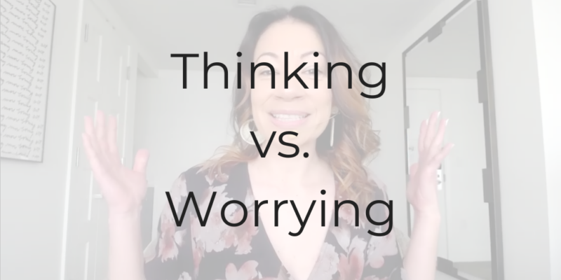 thinking vs worrying thinking and worrying why am I worrying Whats the difference between thinking and worrying thinking vs worrying be a better lawyer podcast how to be a better lawyer Dina Cataldo