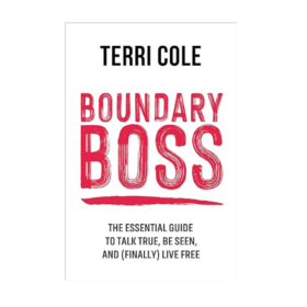 Best books for lawyers, Boundary Boss by Terri Cole, Best books on boundaries, book recommendations for lawyers