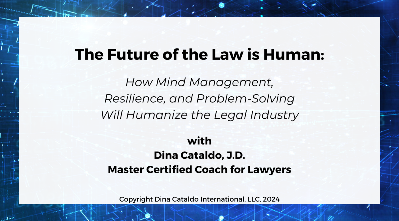 alabama bar speaker, alabama state bar speakers, the future of the law is human slide show, Dina Cataldo