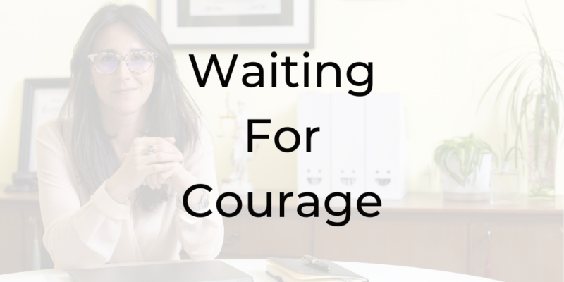 Dina Cataldo, Waiting For Courage, Be A Better Lawyer